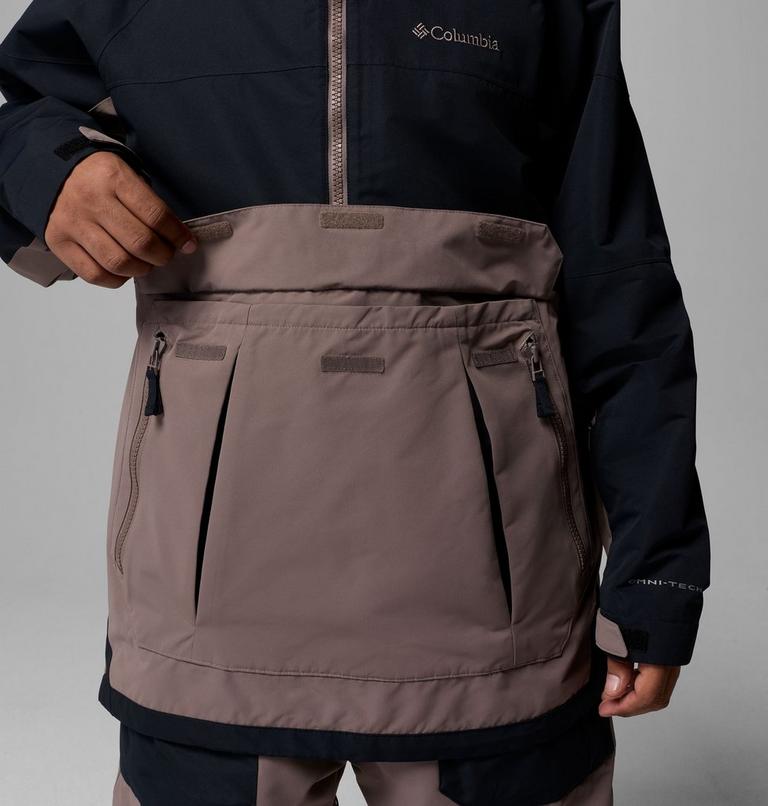 Men's Coreshot Shell Waterproof Ski Anorak, Color: Iron, Black, image 10