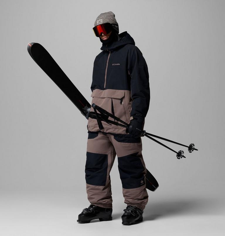 Men's Coreshot Shell Waterproof Ski Anorak, Color: Iron, Black, image 2