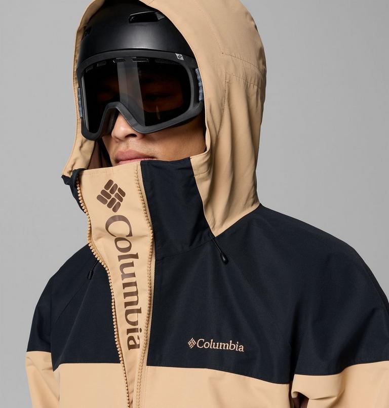 Anorak shell de esquí impermeable Coreshot para hombre, Color: Tobacco, Canoe, Black, image 5
