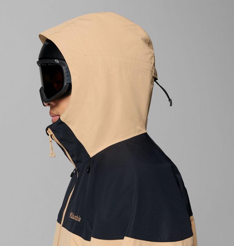 Anorak shell de esquí impermeable Coreshot para hombre, Color: Tobacco, Canoe, Black, image 6