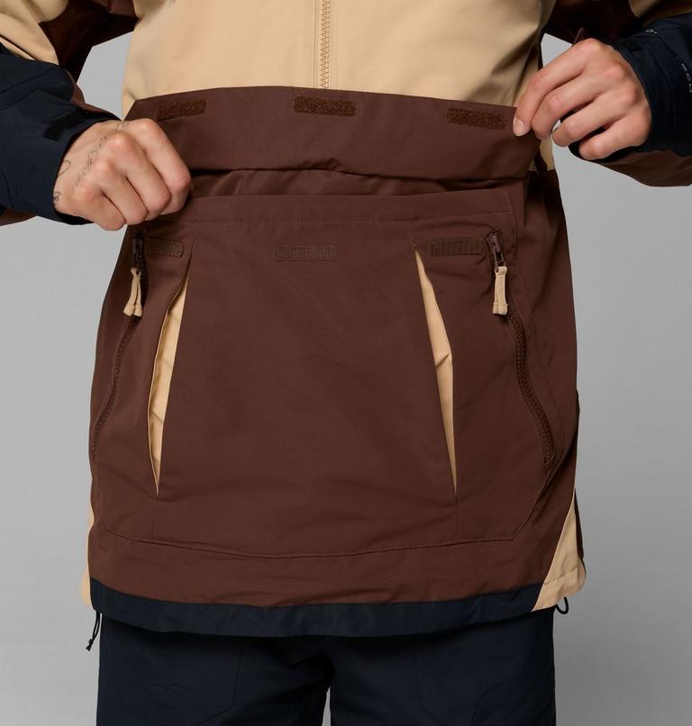 Anorak shell de esquí impermeable Coreshot para hombre, Color: Tobacco, Canoe, Black, image 11