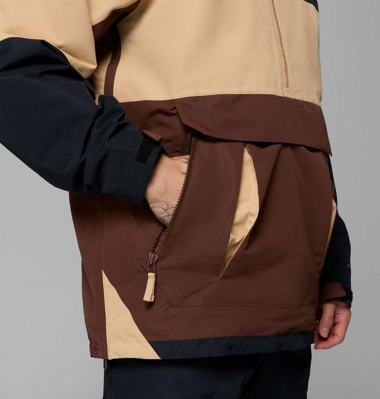 Anorak shell de esquí impermeable Coreshot para hombre, Color: Tobacco, Canoe, Black, image 12