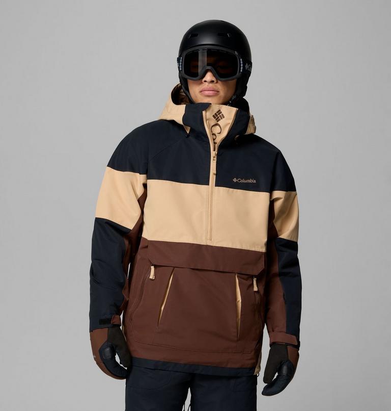 Anorak shell de esquí impermeable Coreshot para hombre, Color: Tobacco, Canoe, Black, image 1