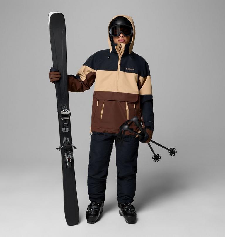 Anorak shell de esquí impermeable Coreshot para hombre, Color: Tobacco, Canoe, Black, image 2