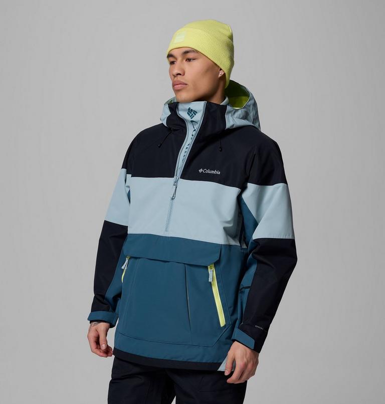 Anorak shell de esquí impermeable Coreshot para hombre, Color: Everblue, Crushed Blue, Black, image 4