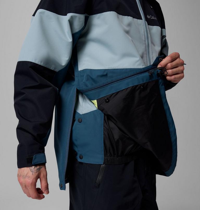 Anorak shell de esquí impermeable Coreshot para hombre, Color: Everblue, Crushed Blue, Black, image 7