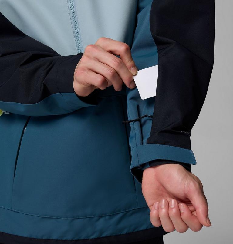 Anorak shell de esquí impermeable Coreshot para hombre, Color: Everblue, Crushed Blue, Black, image 9