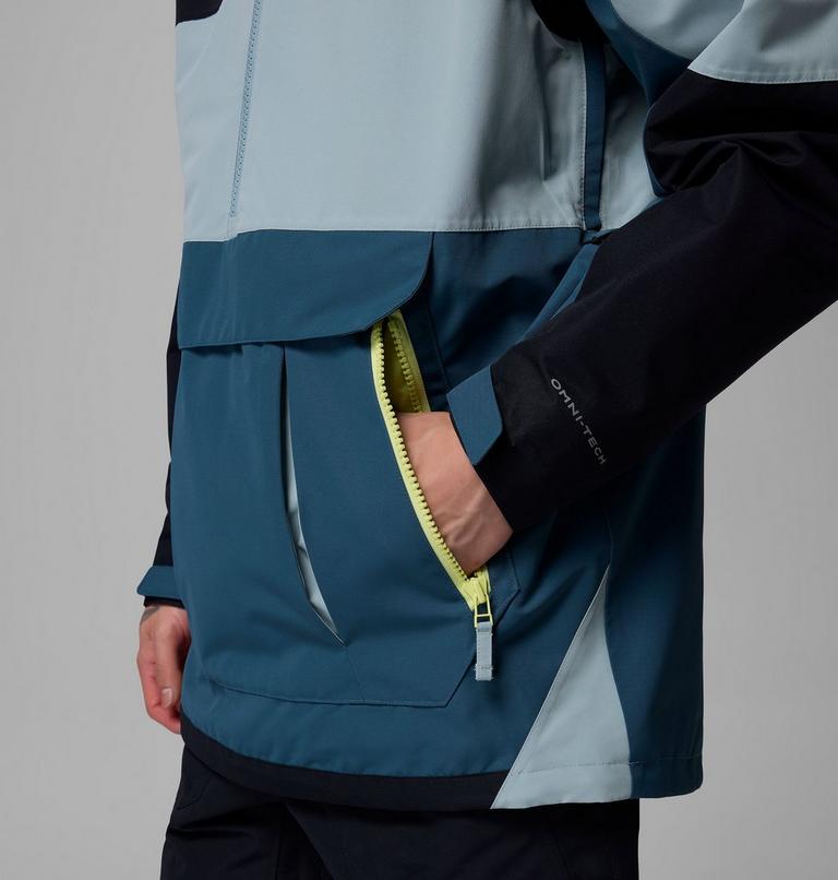 Anorak shell de esquí impermeable Coreshot para hombre, Color: Everblue, Crushed Blue, Black, image 11