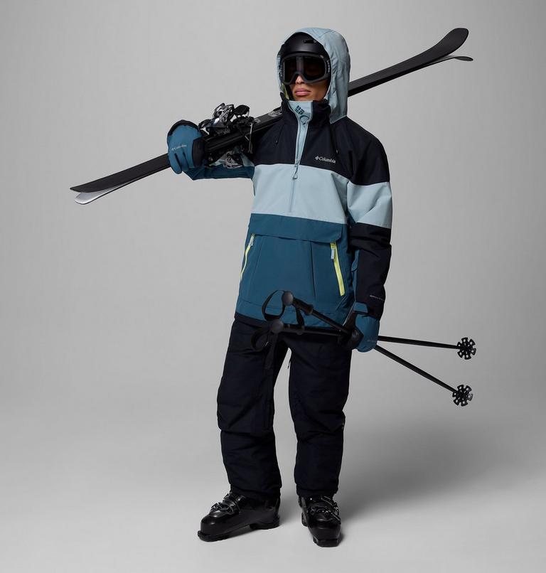Anorak shell de esquí impermeable Coreshot para hombre, Color: Everblue, Crushed Blue, Black, image 2