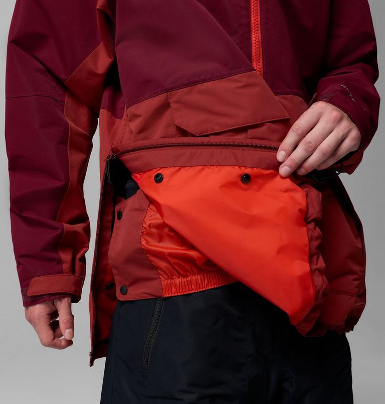 Anorak de Ski Imperm&eacute;able Coreshot Homme, Color: Red Oxide, Rich Wine, image 12