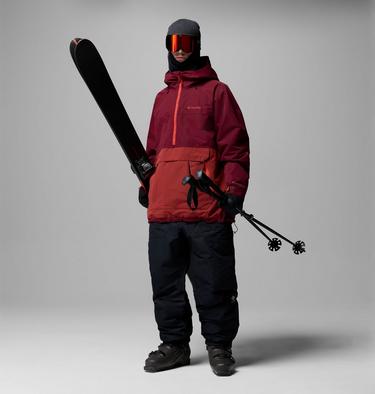 Anorak de Ski Imperm&eacute;able Coreshot Homme, Color: Red Oxide, Rich Wine, image 2