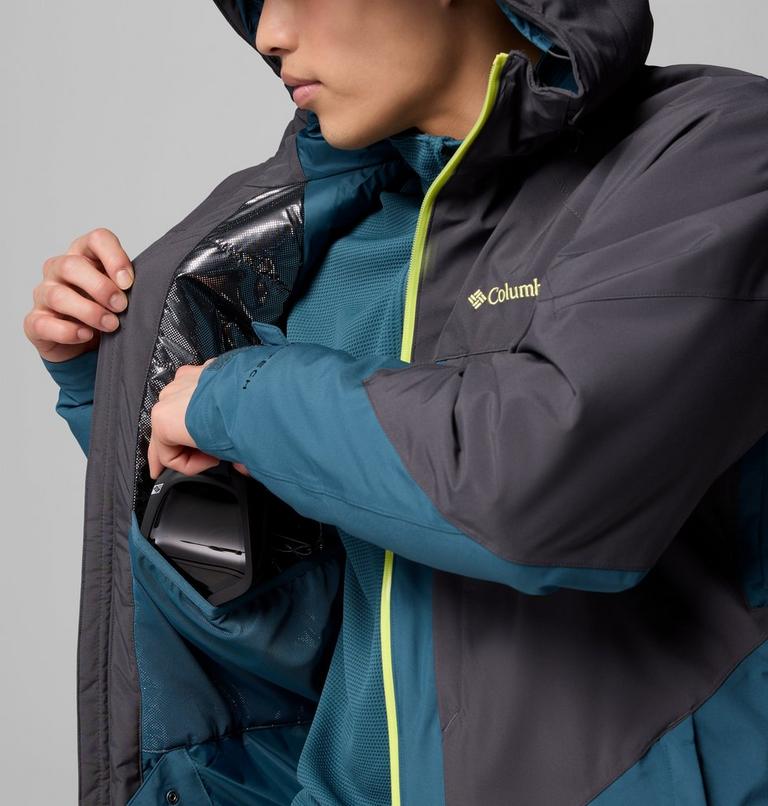 Chaqueta de esquí impermeable Powder Prime para hombre, Color: Everblue, Shark, image 5