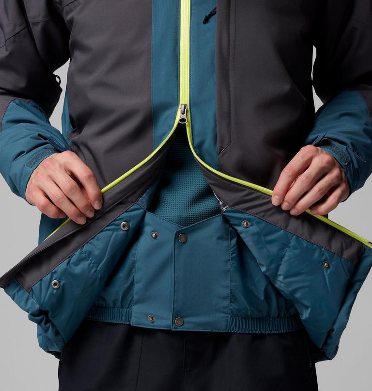 Chaqueta de esquí impermeable Powder Prime para hombre, Color: Everblue, Shark, image 7