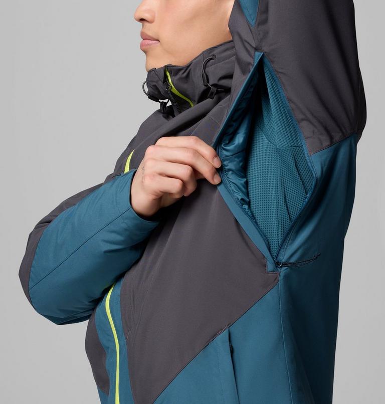 Chaqueta de esquí impermeable Powder Prime para hombre, Color: Everblue, Shark, image 9
