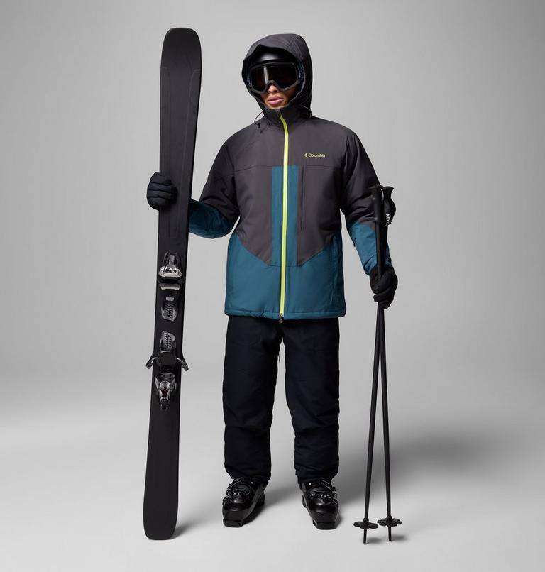 Chaqueta de esquí impermeable Powder Prime para hombre, Color: Everblue, Shark, image 2