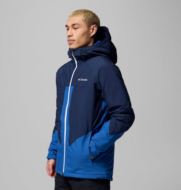 Chaqueta de esquí impermeable Powder Prime para hombre, Color: Mountain Blue, Collegiate Navy, image 4
