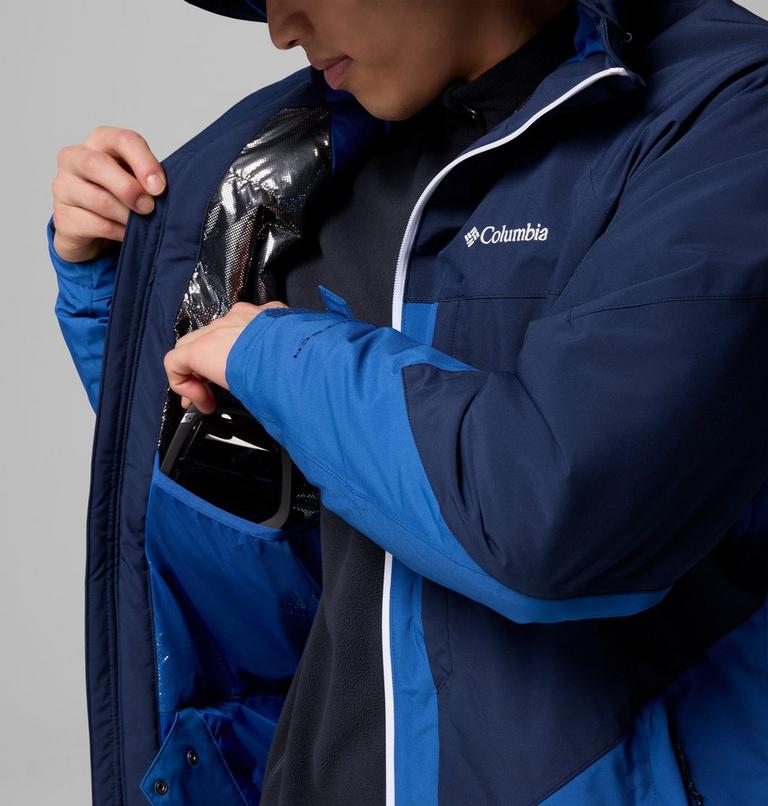 Chaqueta de esquí impermeable Powder Prime para hombre, Color: Mountain Blue, Collegiate Navy, image 5