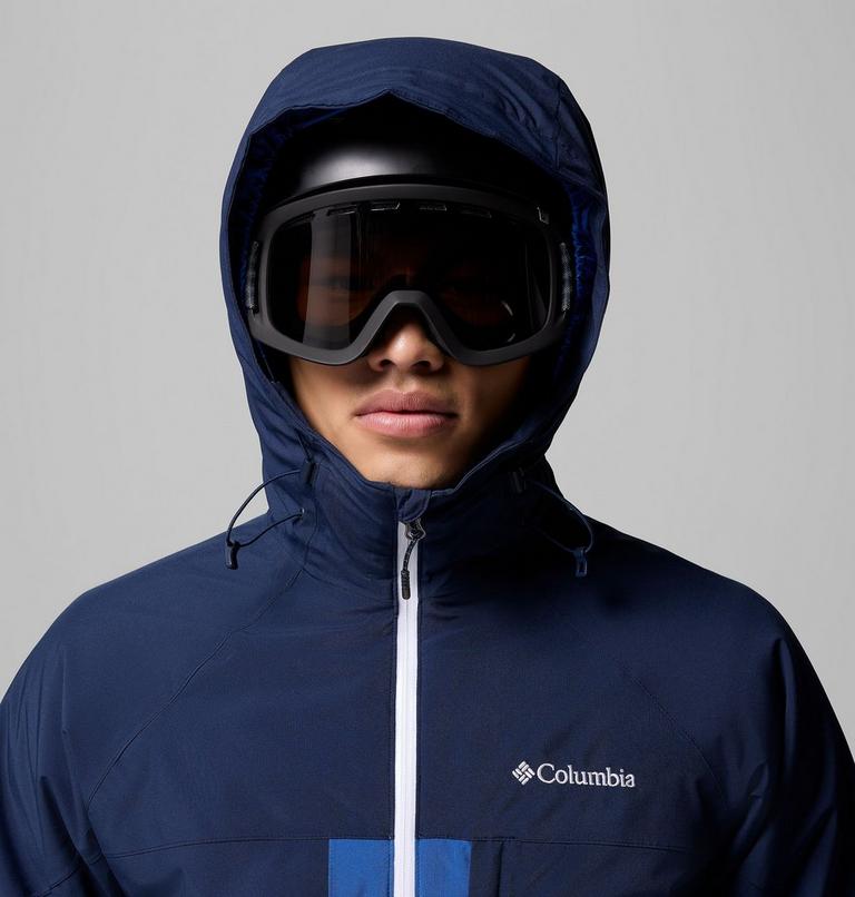 Chaqueta de esquí impermeable Powder Prime para hombre, Color: Mountain Blue, Collegiate Navy, image 8