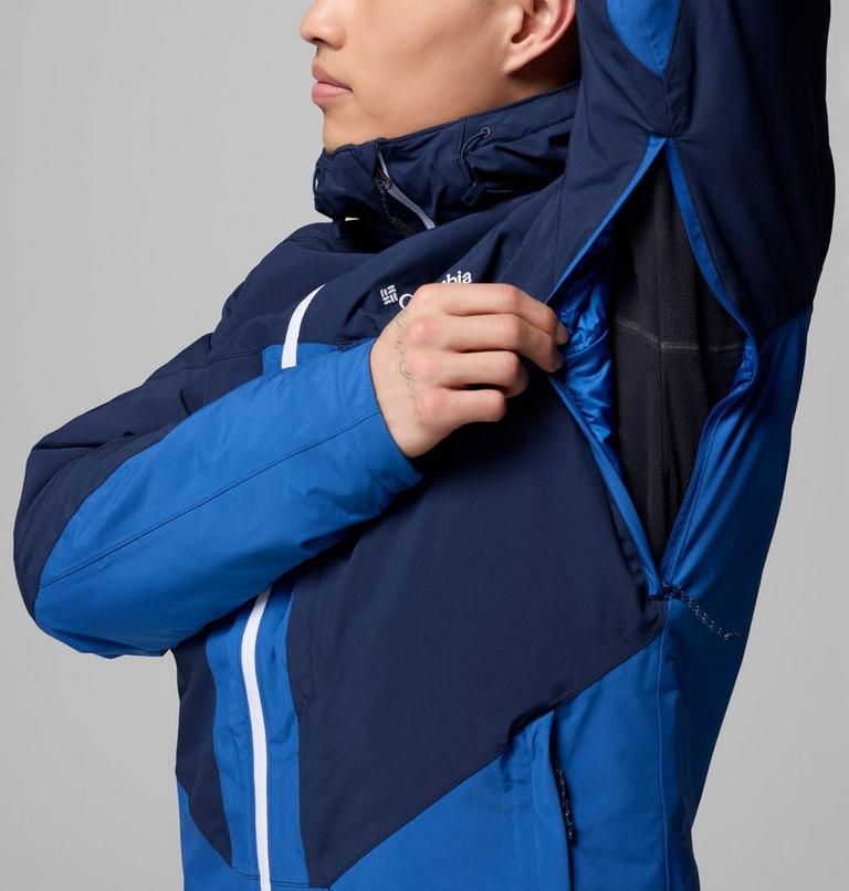 Chaqueta de esquí impermeable Powder Prime para hombre, Color: Mountain Blue, Collegiate Navy, image 9