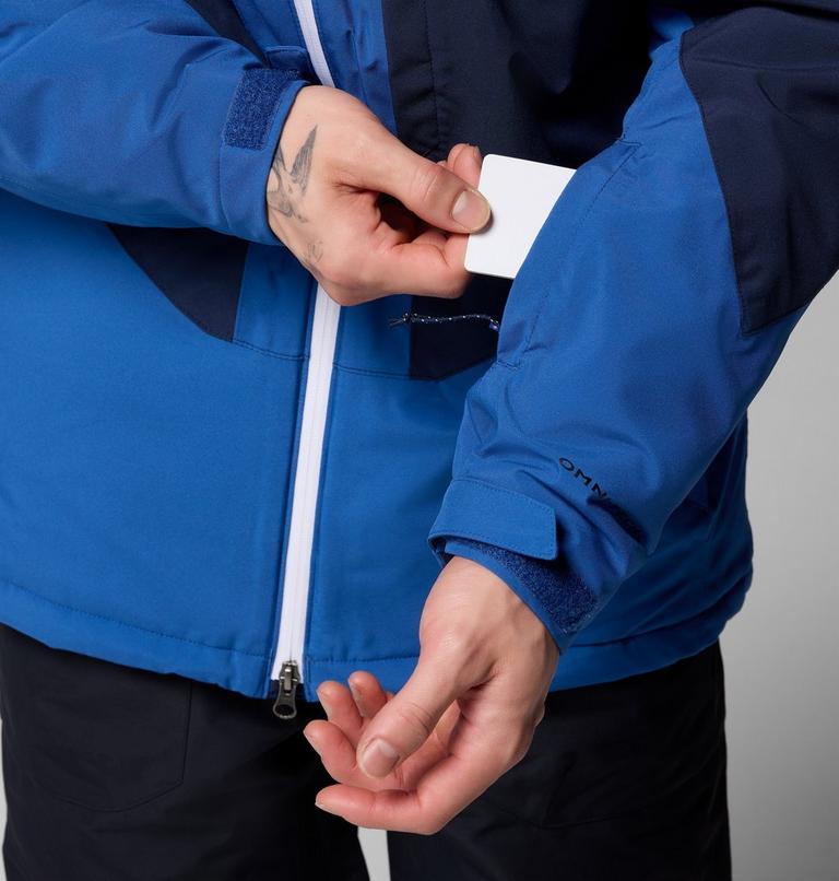 Chaqueta de esquí impermeable Powder Prime para hombre, Color: Mountain Blue, Collegiate Navy, image 10