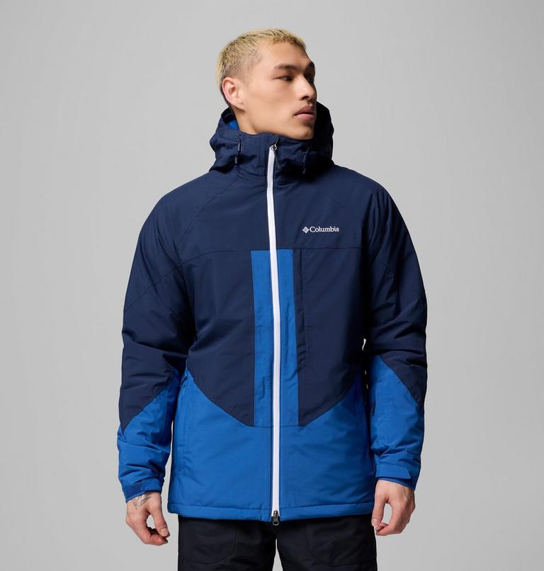 Chaqueta de esquí impermeable Powder Prime para hombre, Color: Mountain Blue, Collegiate Navy, image 1