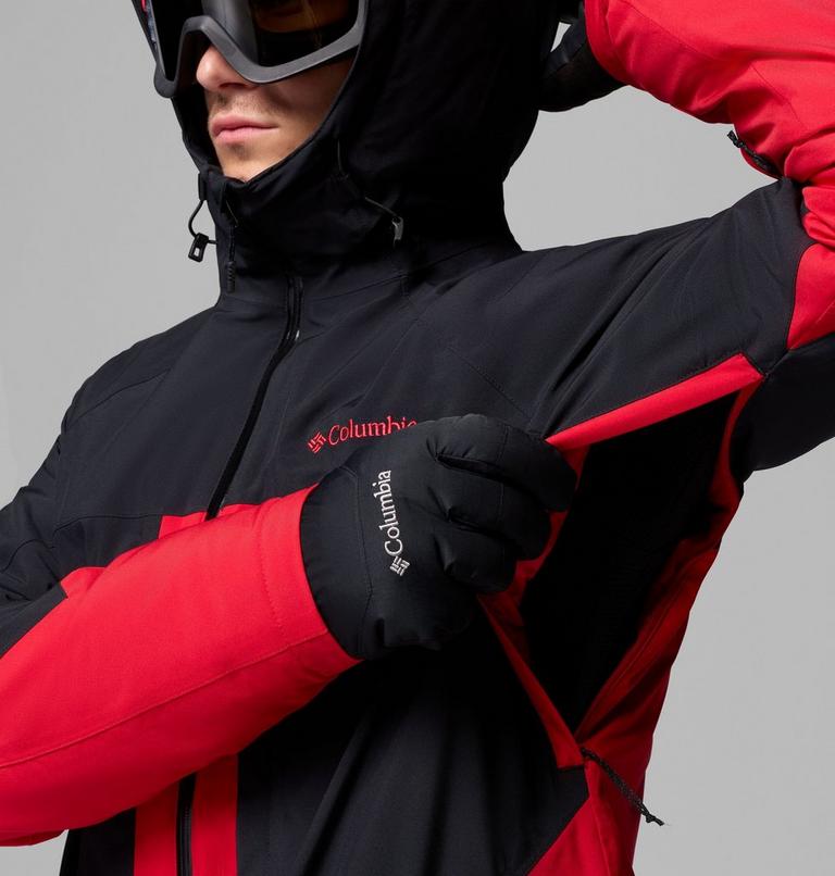 Chaqueta de esquí impermeable Powder Prime para hombre, Color: Mountain Red, Black, image 9
