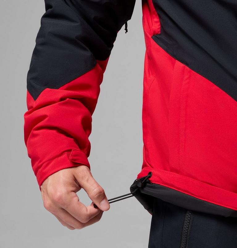 Chaqueta de esquí impermeable Powder Prime para hombre, Color: Mountain Red, Black, image 11