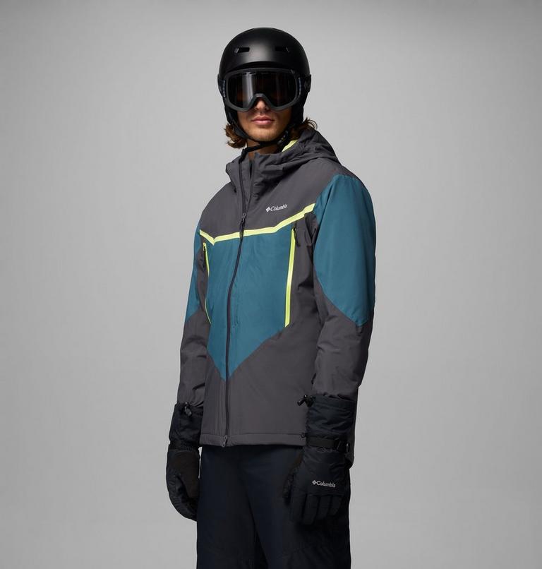 Chaqueta de esquí impermeable Liftline para hombre, Color: Shark, Everblue, image 4