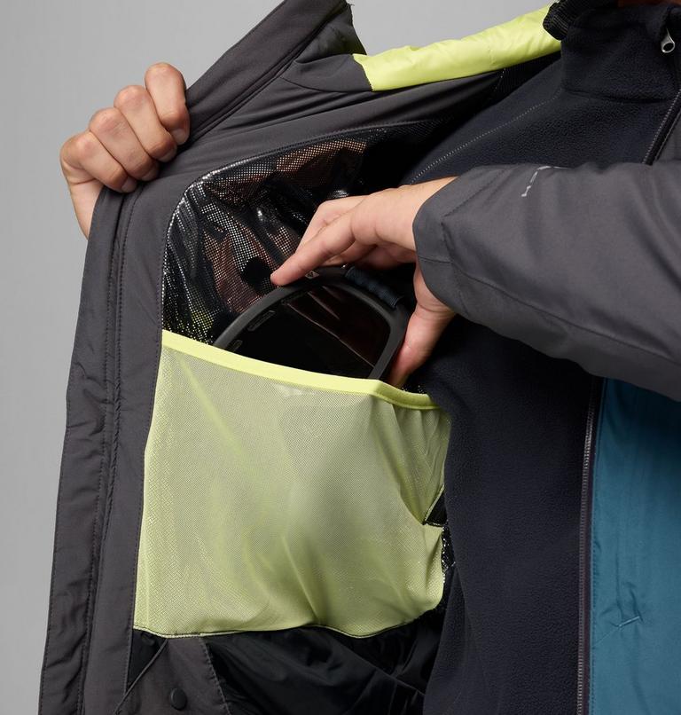 Chaqueta de esquí impermeable Liftline para hombre, Color: Shark, Everblue, image 5