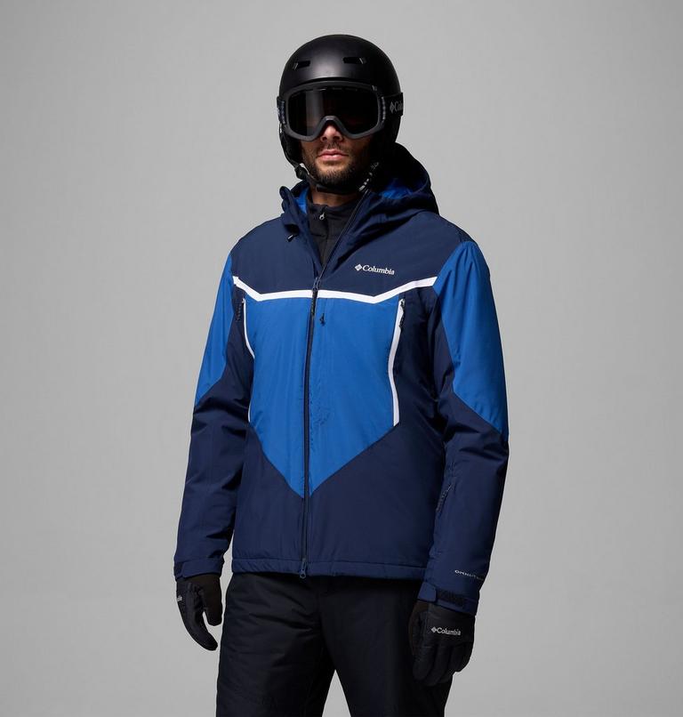 Chaqueta de esquí impermeable Liftline para hombre, Color: Collegiate Navy, Mountain Blue, image 4