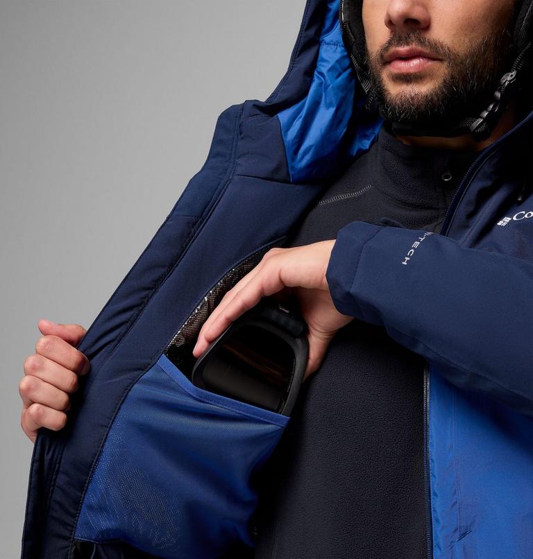 Chaqueta de esquí impermeable Liftline para hombre, Color: Collegiate Navy, Mountain Blue, image 5