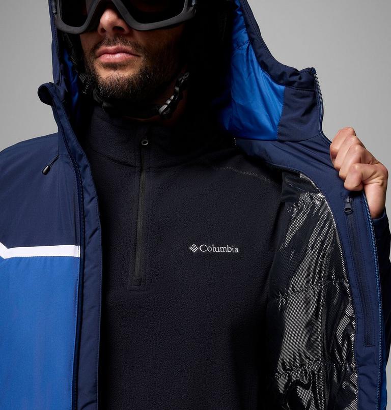 Chaqueta de esquí impermeable Liftline para hombre, Color: Collegiate Navy, Mountain Blue, image 6