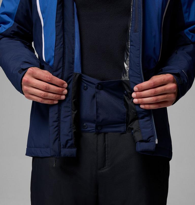 Chaqueta de esquí impermeable Liftline para hombre, Color: Collegiate Navy, Mountain Blue, image 7