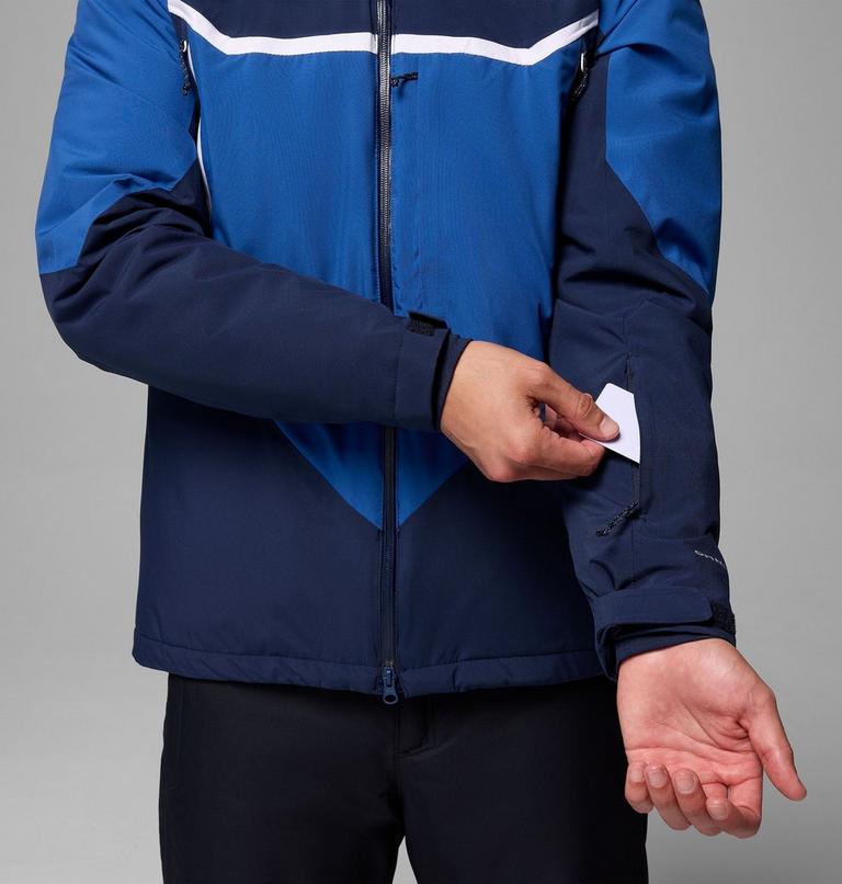 Chaqueta de esquí impermeable Liftline para hombre, Color: Collegiate Navy, Mountain Blue, image 10