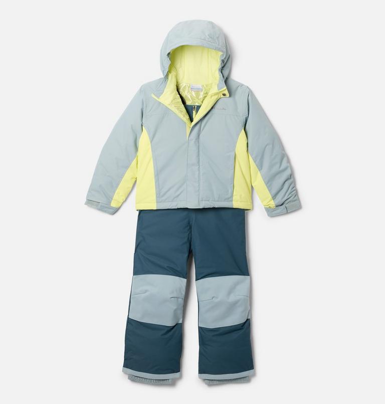 Youth Unisex Buga III Waterproof Snow Set, Color: Crushed Blue, Neon Light, Everblue, image 1