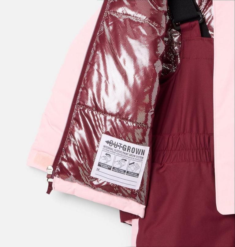 Toddler Unisex Buga III Waterproof Snow Set, Color: Satin Pink, Rich Wine, image 3