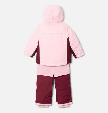 Toddler Unisex Buga III Waterproof Snow Set, Color: Satin Pink, Rich Wine, image 10