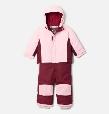 Toddler Unisex Buga III Waterproof Snow Set, Color: Satin Pink, Rich Wine, image 9