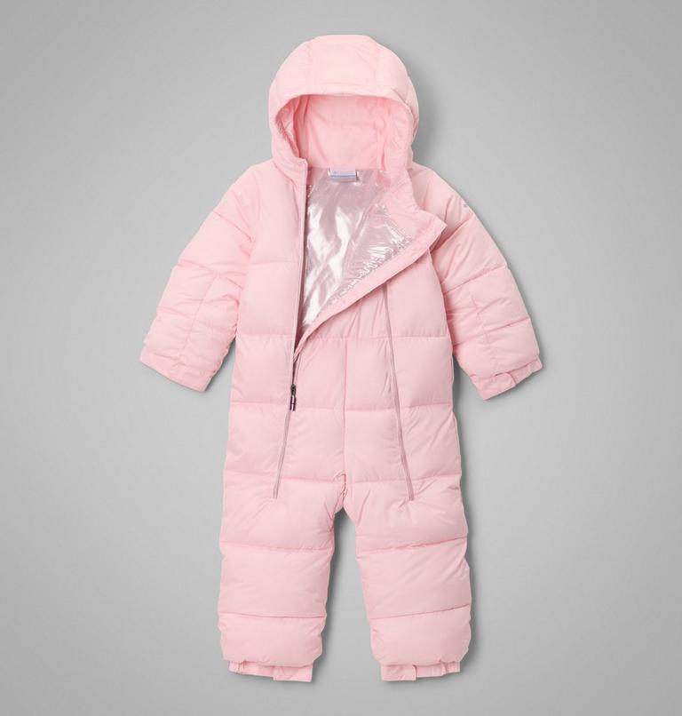 Mono aislante con capucha Pike Lake para bebés, Color: Satin Pink, image 1