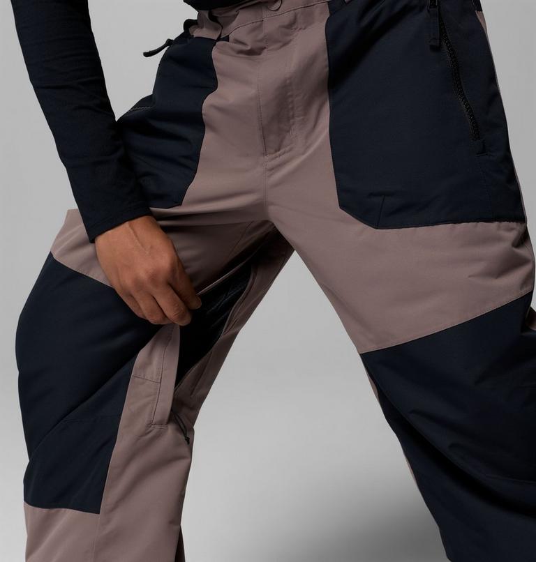 Men's Coreshot Waterproof Ski Trousers, Color: Iron, Black, image 8