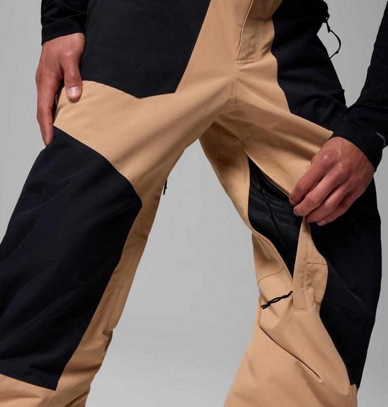 Pantalones de esquí impermeables Coreshot para hombre, Color: Canoe, Black, image 8