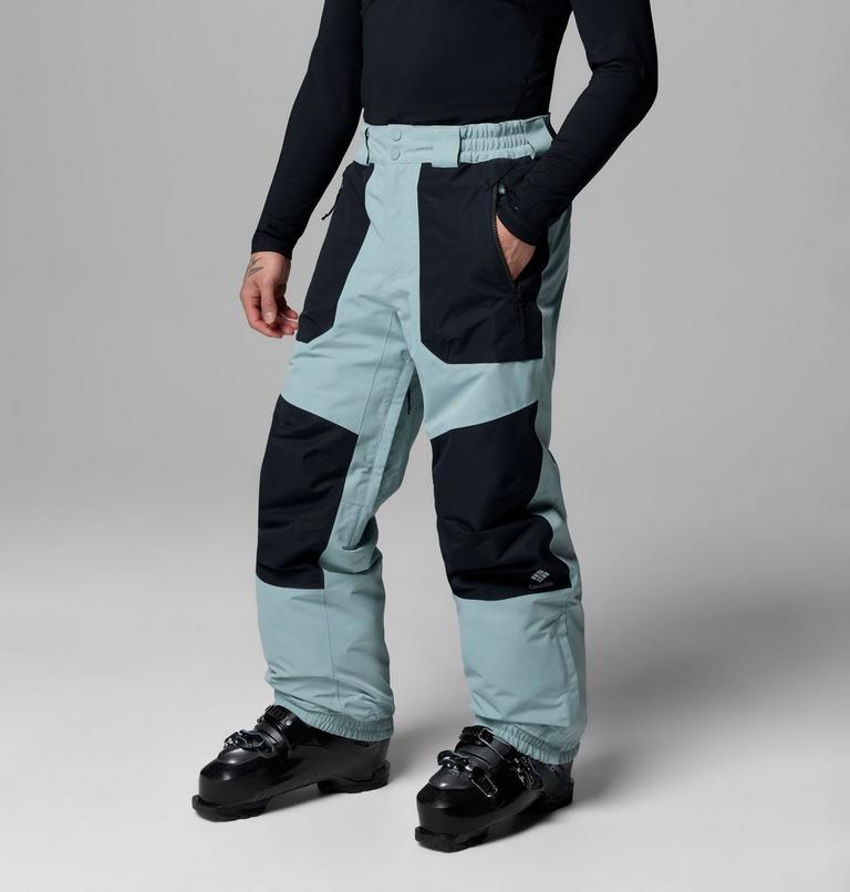 Pantalones de esquí impermeables Coreshot para hombre, Color: Crushed Blue, Black, image 4