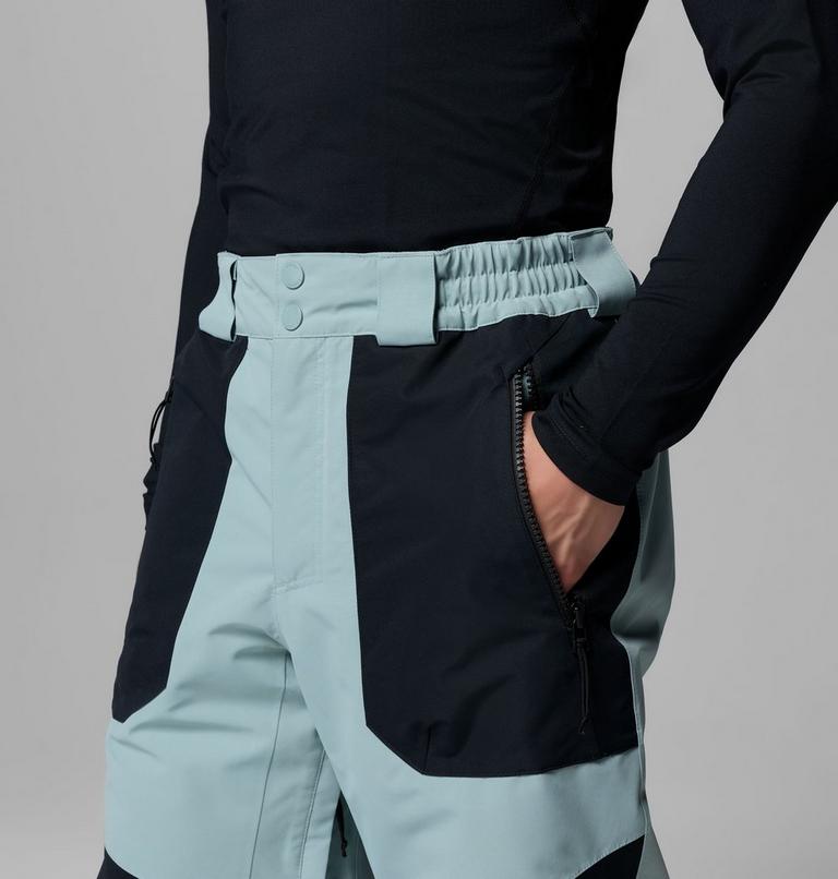 Pantalones de esquí impermeables Coreshot para hombre, Color: Crushed Blue, Black, image 6