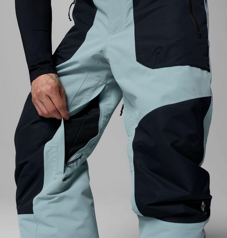 Pantalones de esquí impermeables Coreshot para hombre, Color: Crushed Blue, Black, image 8