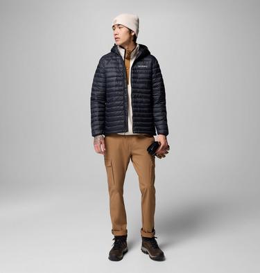 Chaqueta acolchada aislante con capucha Powder Pass para hombre, Color: Black, image 6