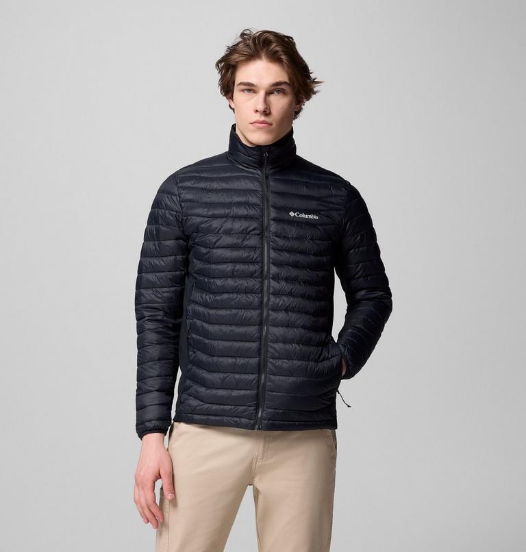 Chaqueta acolchada aislante híbrida Powder Pass para hombre, Color: Black, image 5