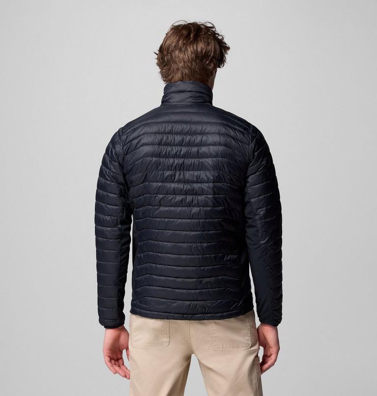 Chaqueta acolchada aislante híbrida Powder Pass para hombre, Color: Black, image 3