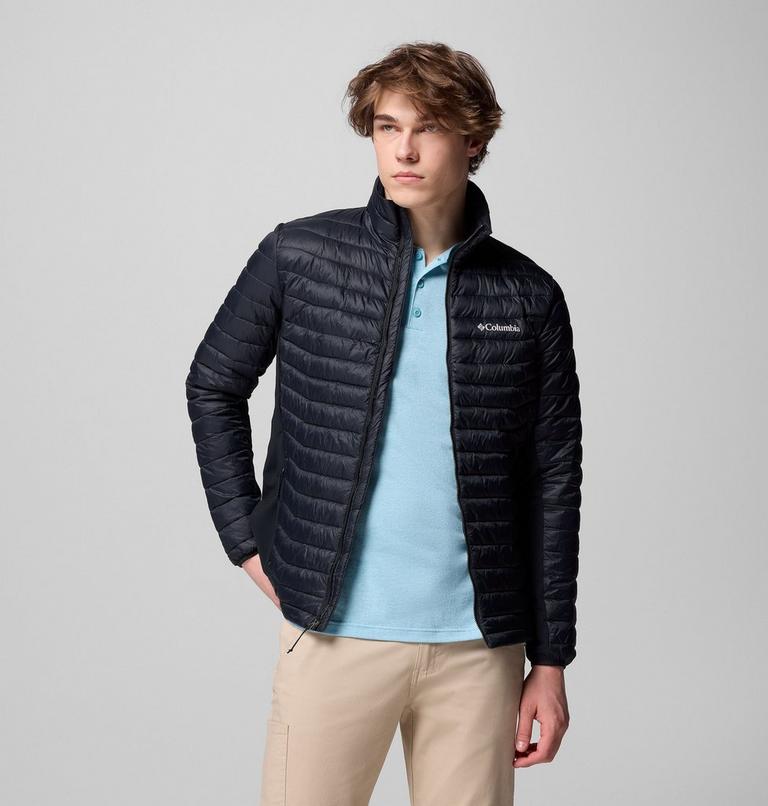 Chaqueta acolchada aislante híbrida Powder Pass para hombre, Color: Black, image 1