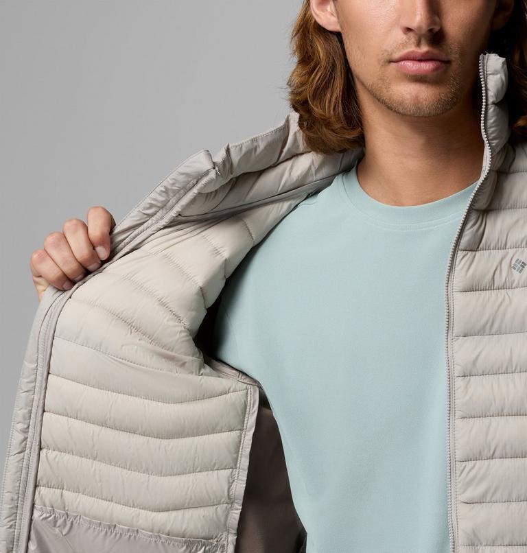 Men's Powder Pass Hybrid Insulated Puffer Jacket, Color: Flint Grey, Iron, image 6