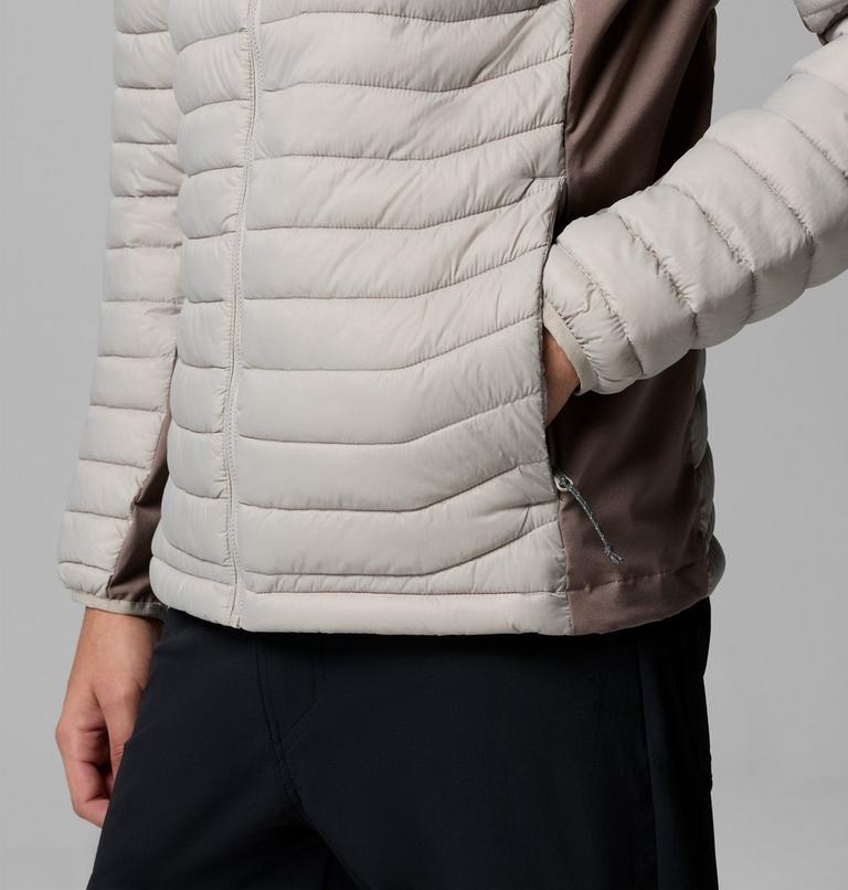 Men's Powder Pass Hybrid Insulated Puffer Jacket, Color: Flint Grey, Iron, image 8